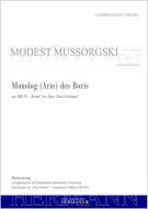 Monolog (Arie) des Boris (aus Bild VI) 