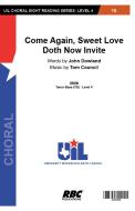 Come Again, Sweet Love Doth Now Invite 