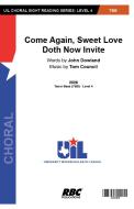 Come Again, Sweet Love Doth Now Invite 