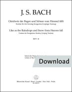 Gleichwie der Regen und Schnee vom Himmel fällt BWV 18 