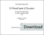 72 Versetl samt 12 Toccaten 