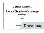 Toccata, Choral und Variationen op. 53 