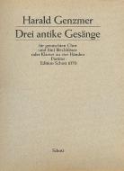 Drei antike Gesänge GeWV 50 