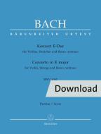 Konzert in E-Dur BWV 1042 Download