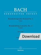 Brandenburgisches Konzert Nr. 4 G-Dur BWV 1049 Download
