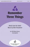 Remember Three Things 