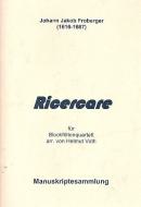 Ricercare für 4 Blockflöten (SATB) 