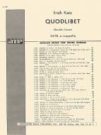 Quodlibet Unaccompanied (Double Cannon) 