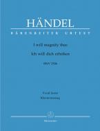 Ich will dich erhöhen HWV 250b Standard