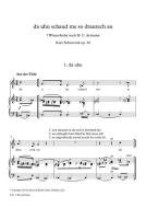 da uhu schaud me so draurech au op. 20 