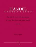O preist den Herrn mit einem Mund HWV 254 