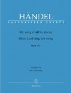 Mein Lied sing' auf ewig HWV 252 Standard