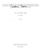 On clear day Standard