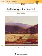 Folksongs In Recital (Low Voice) 