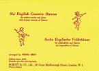 6 English Country Dances 