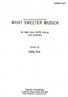 What Sweeter Musick (Chorus Part) 