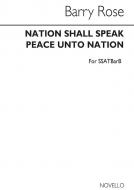 Nation Shall Speak Peace Unto Nation 