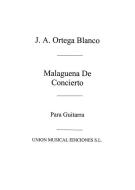 Malaguena De Concierto For Guitar 