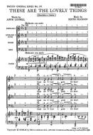 Pearson, E These Are The Lovely Things SATB/Piano 