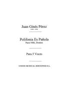 Parce Mihi Domine Motet For 5v.M 