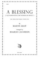 Shaw, M. A Blessing SSA/Piano 