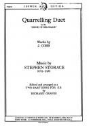 Storace, R Quarrelling Duet SS/Piano 