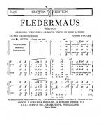 Strauss Fledermaus SATB Tonic Solfa 