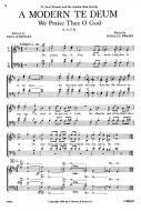 Swann, D A Modern Te Deum SATB/Piano 