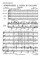 Tata, A Somewhere A Voice Is Calling SATB/Piano 