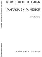 Fantasia En Fa Menor F Minor (Azpiazu) For Guitar 