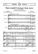 Thiman, E Fain Would I Change That Note SSA/Piano 