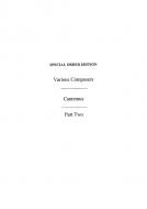 Various Part Two SAB/Piano/Tonic 