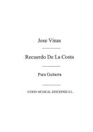 Recuerdo De La Costa Pequena Romanza (Balaguer) For Guitar 