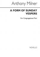 A Form Of Sunday Vespers 