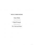 Chant D'Amour Op. 31 