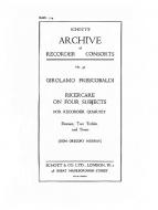 Ricercare on 4 Subjects 