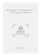 Trisagio Num 1' 2 For Voices And Piano 