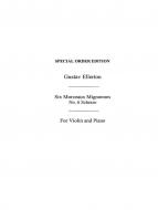 Scherzo For Violin And Piano Op. 21 No. 6 