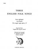 Gould, Sb Three English Folk Songs Unison 