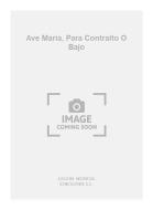 Ave Maria, Para Contralto O Bajo 