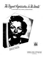 The Biggest Aspidistra in the World 