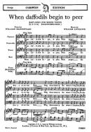 Lovelock When Daffodils Begin SATB 