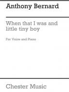 When That I Was and A Little Tiny Boy 