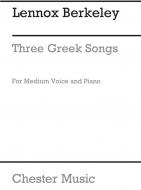 Three Greek Songs Op. 38 