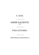 Amor Naciente Vals op. 21 For Guitar 