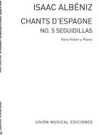 Castilla Seguidillas For Violin And Piano 