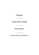 Canto Del Virolai En Honor de La Virgen de Montserrat For Guitar 