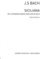 Siciliana de la Sonata No. 1 para Violin 