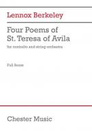 Four Poems Of St. Teresa Of Avila Op. 27 