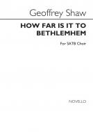 How Far Is It To Bethlehem 
